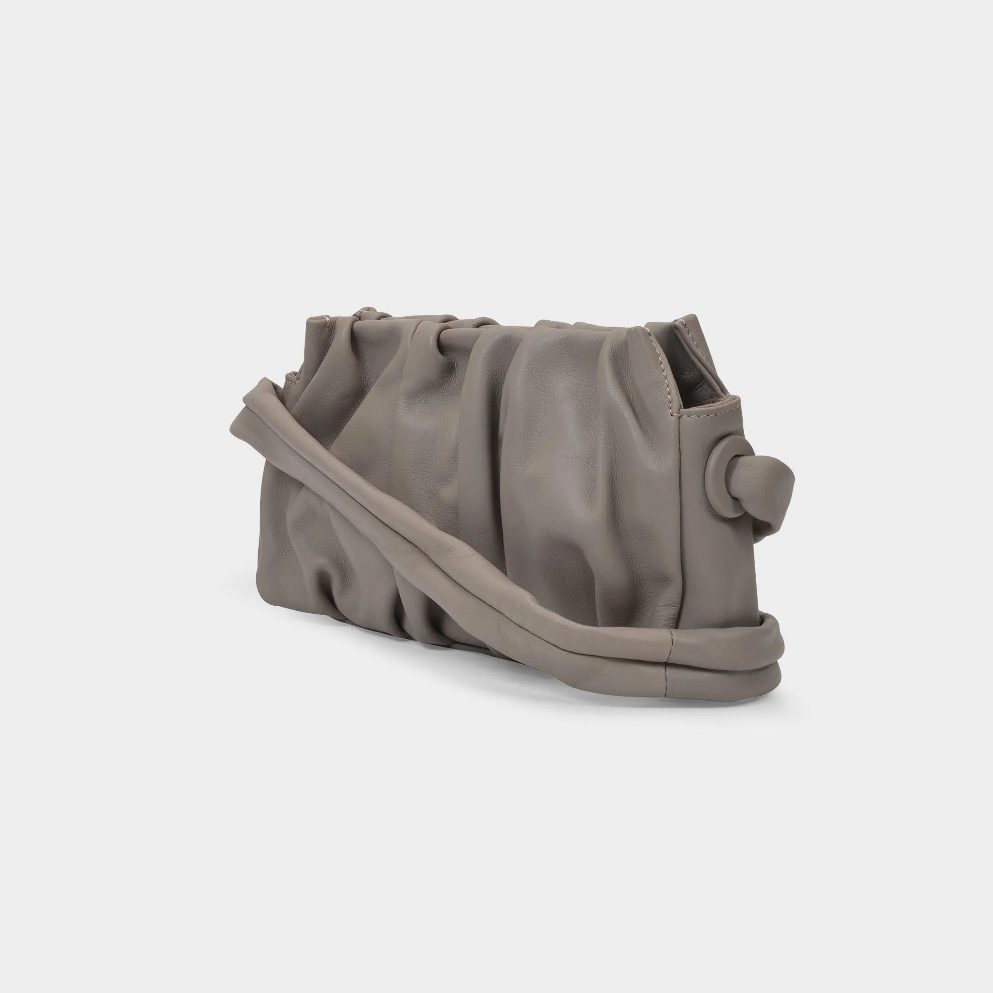 Elleme  Vague Bag in Taupe Leather