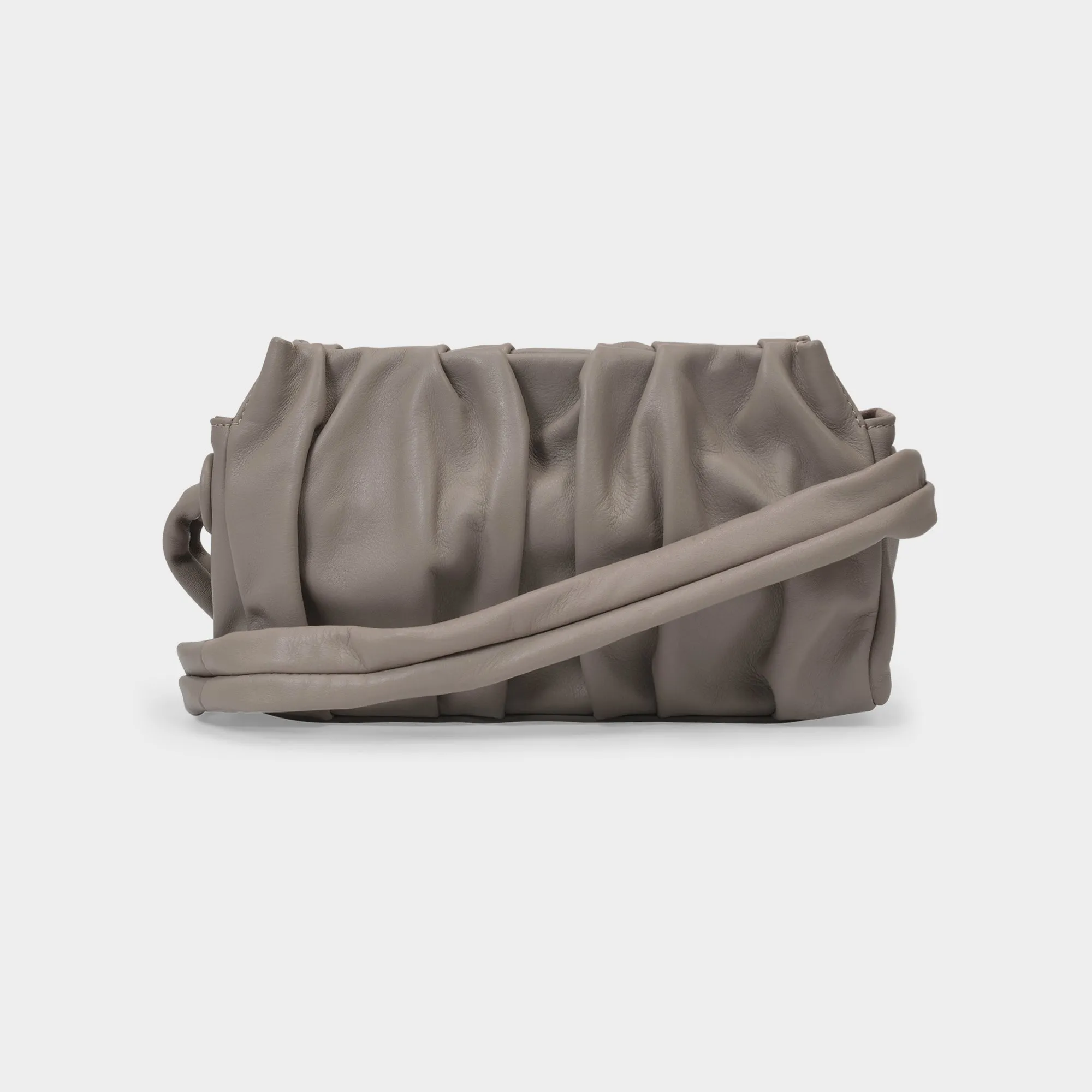 Elleme  Vague Bag in Taupe Leather