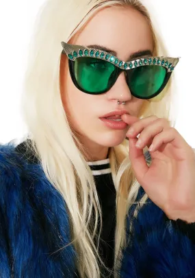 Emerald Nefertiti Sunglasses-