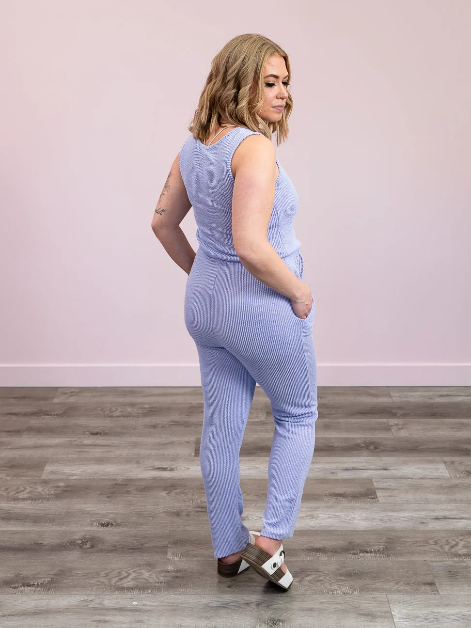 *FINAL SALE* Pearl Romper | Lavender