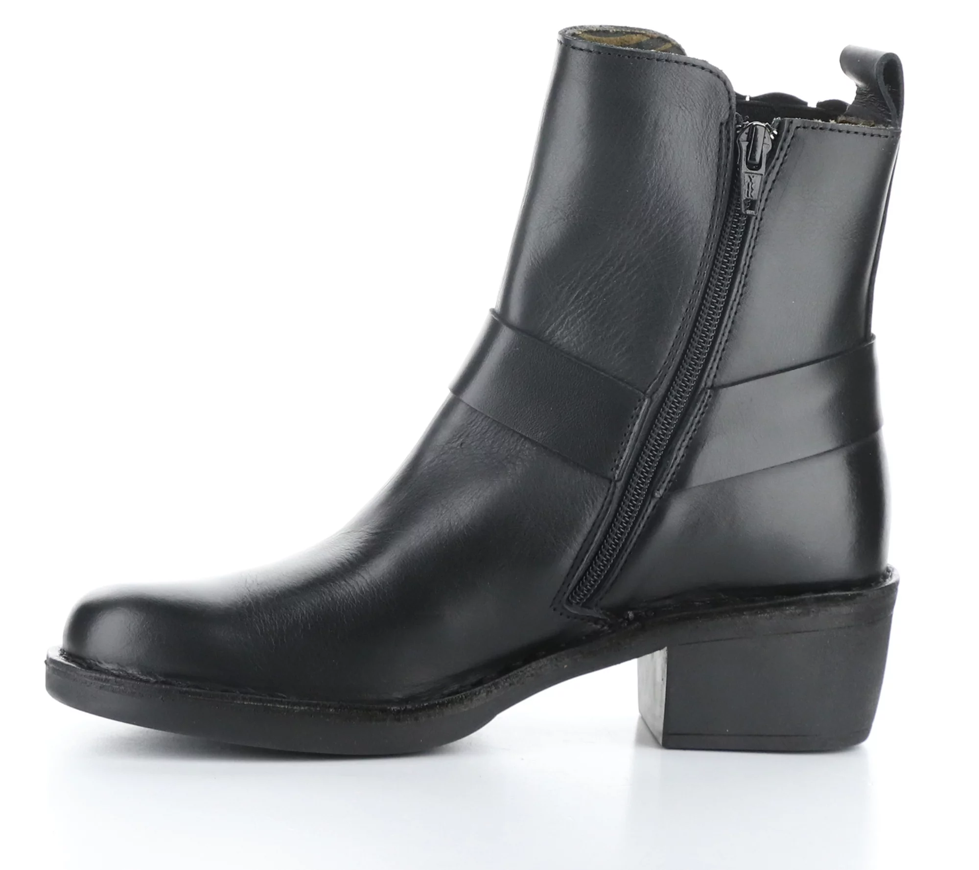 Fly London Leather Western Inspired Boot- Mebi