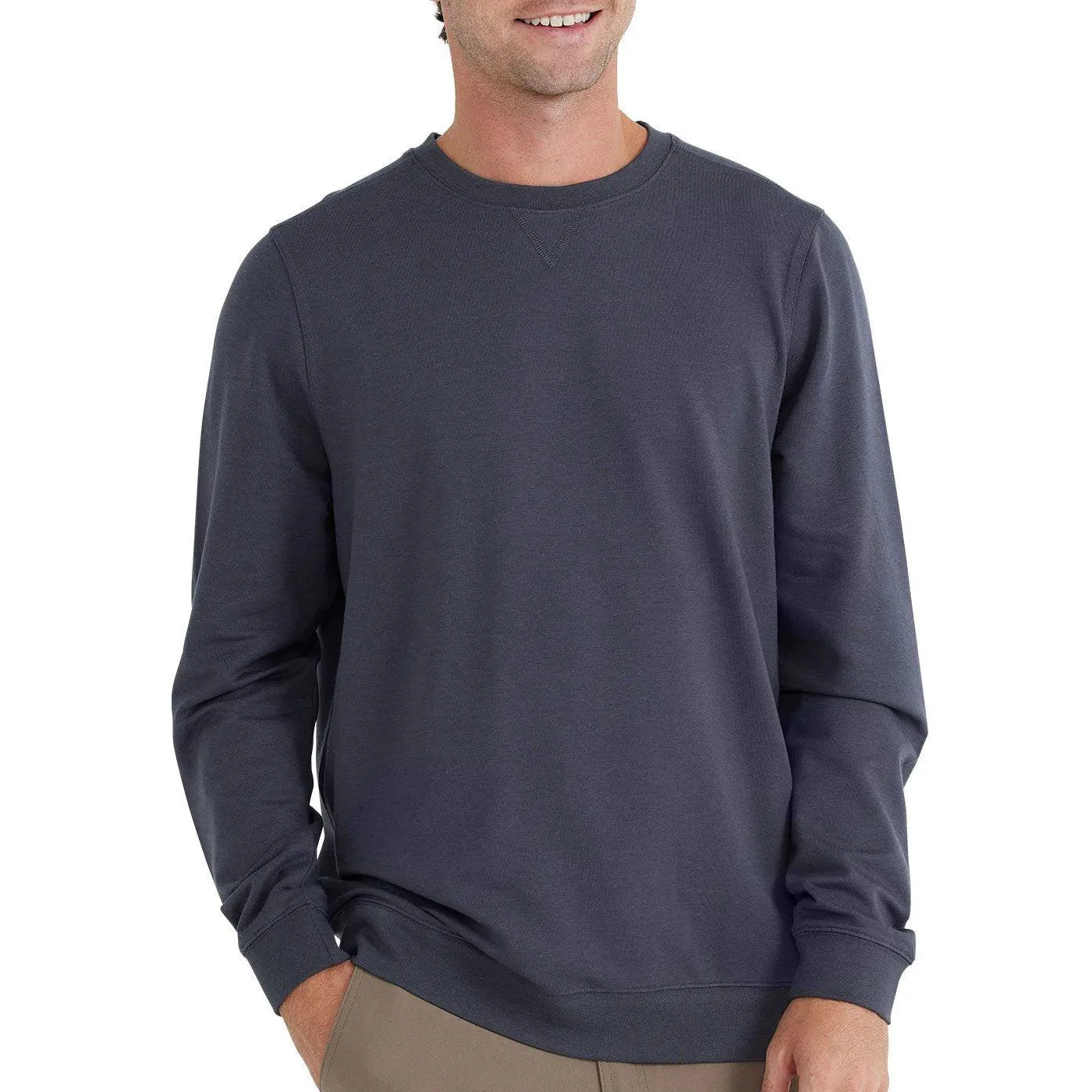 Free Fly Men's Bamboo Heritage Fleece Crew