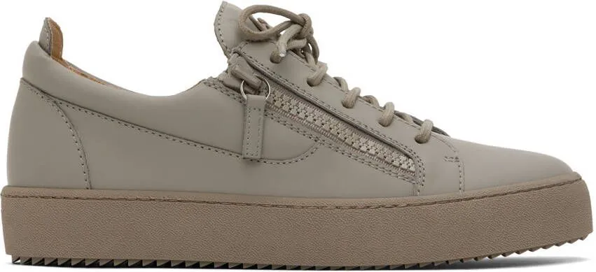 Giuseppe Zanotti Khaki Frankie Sneakers