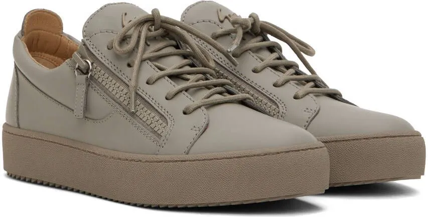 Giuseppe Zanotti Khaki Frankie Sneakers