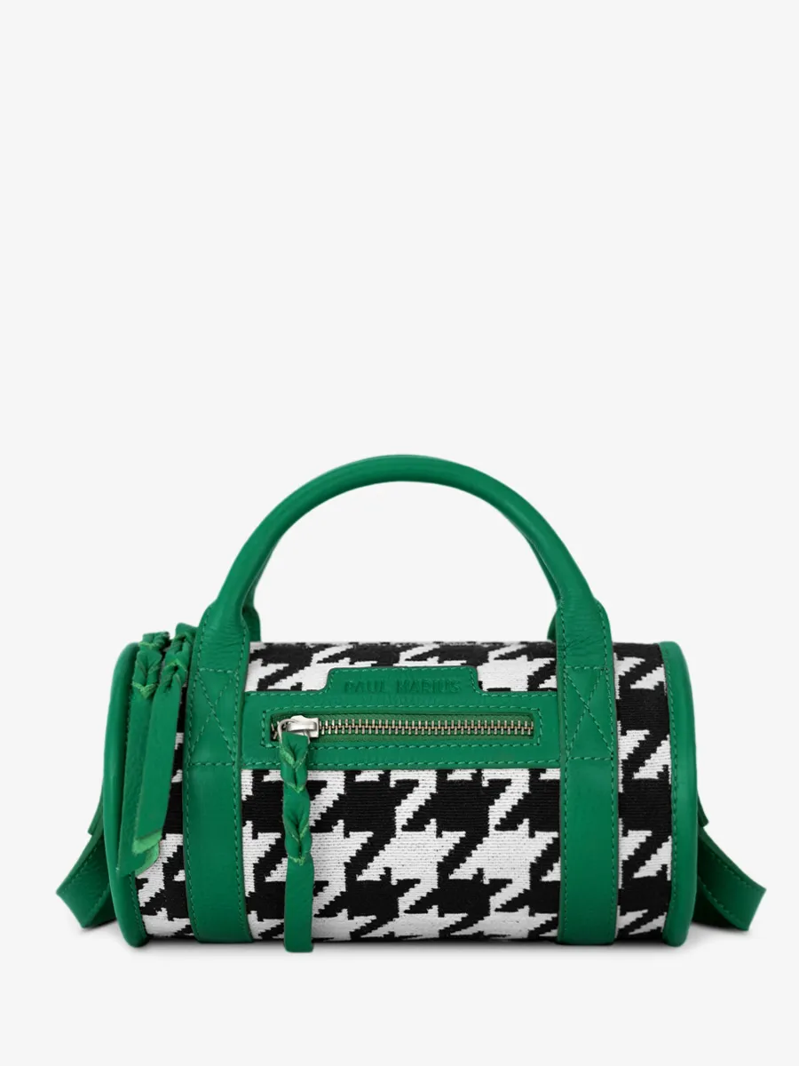 Green Leather Cross-body Bag for Women - Charlie Allure Green | PAUL MARIUS