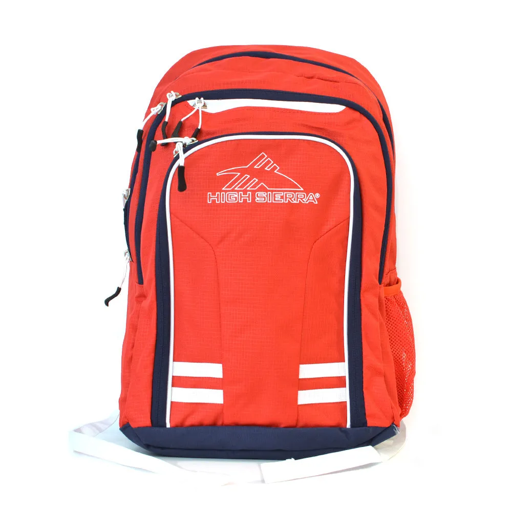 High Sierra Blaise Backpack Crimson/True Navy/White