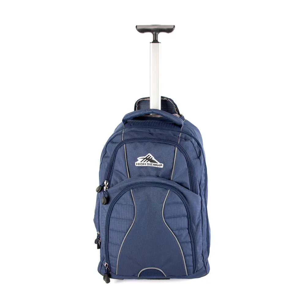 High Sierra Freewheel Wheeled Backpack True Navy