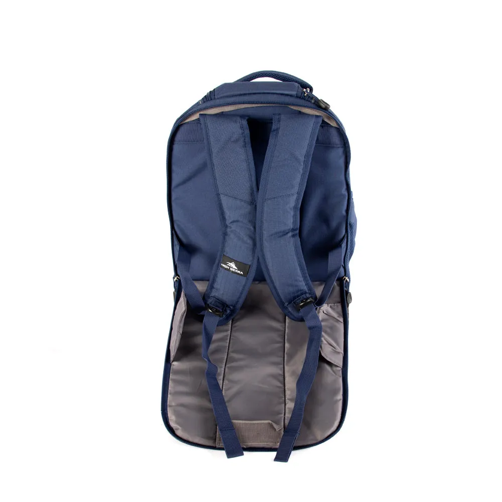 High Sierra Freewheel Wheeled Backpack True Navy