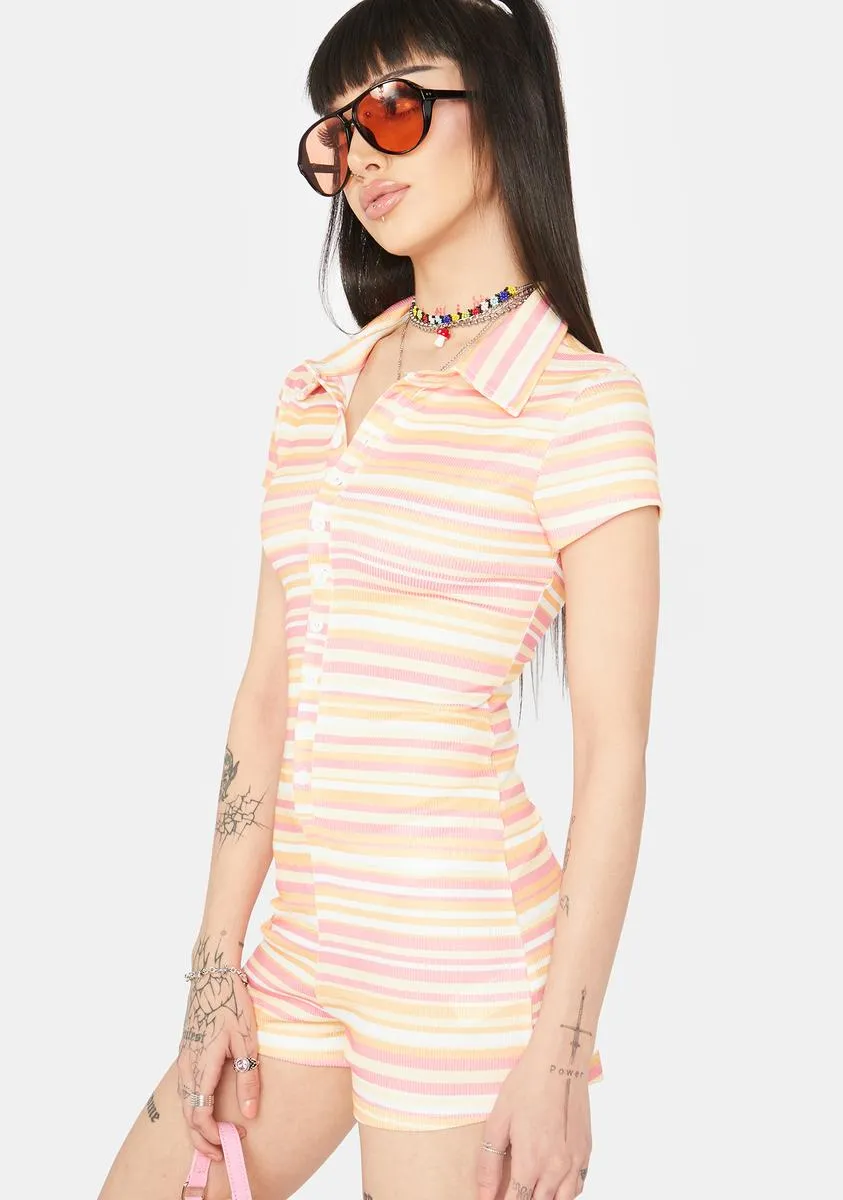 Hyped For Stripes Romper-