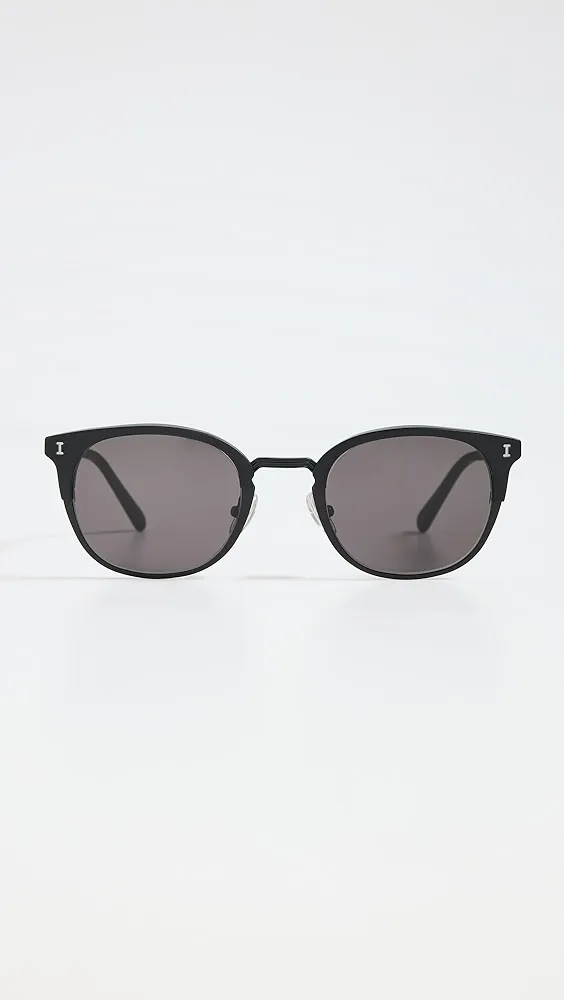 Illesteva   Stockholm Matte Black Sunglasses 