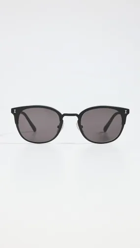 Illesteva   Stockholm Matte Black Sunglasses 