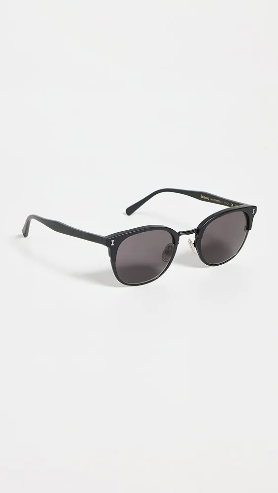 Illesteva   Stockholm Matte Black Sunglasses 