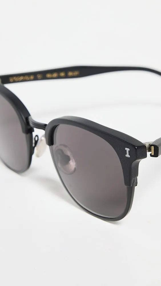 Illesteva   Stockholm Matte Black Sunglasses 