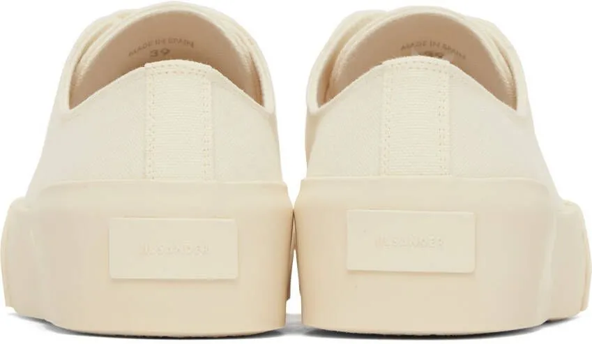 Jil Sander Off-White Platform Sneakers