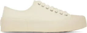 Jil Sander Off-White Platform Sneakers