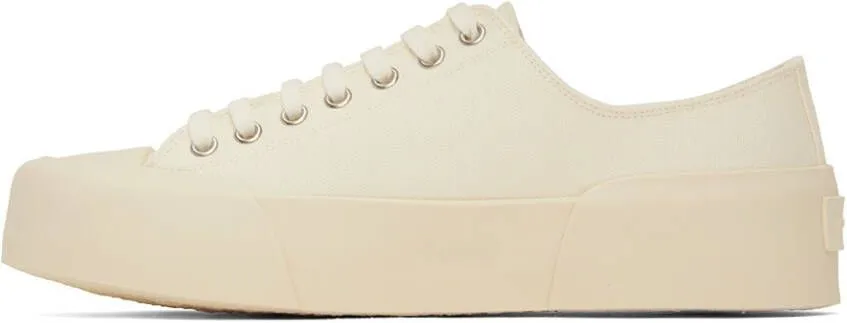 Jil Sander Off-White Platform Sneakers