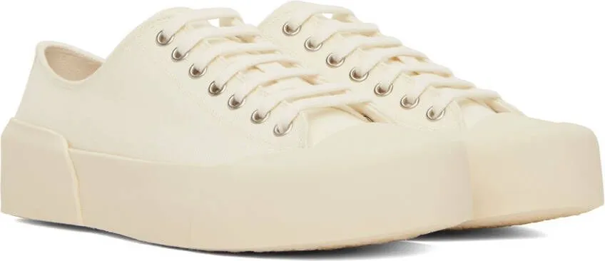 Jil Sander Off-White Platform Sneakers