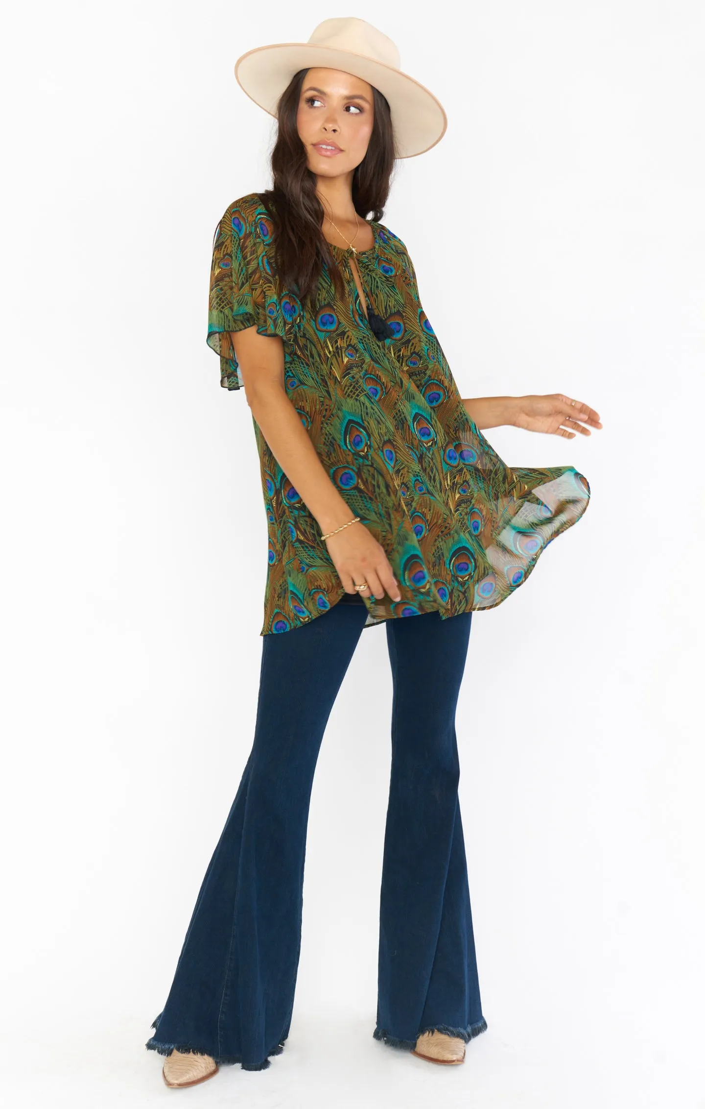 Juana Tassel Tunic ~ Original Peacock