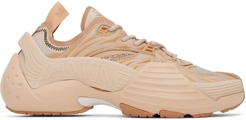 Lanvin Beige Flash-X Sneakers