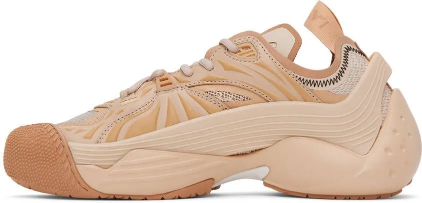 Lanvin Beige Flash-X Sneakers