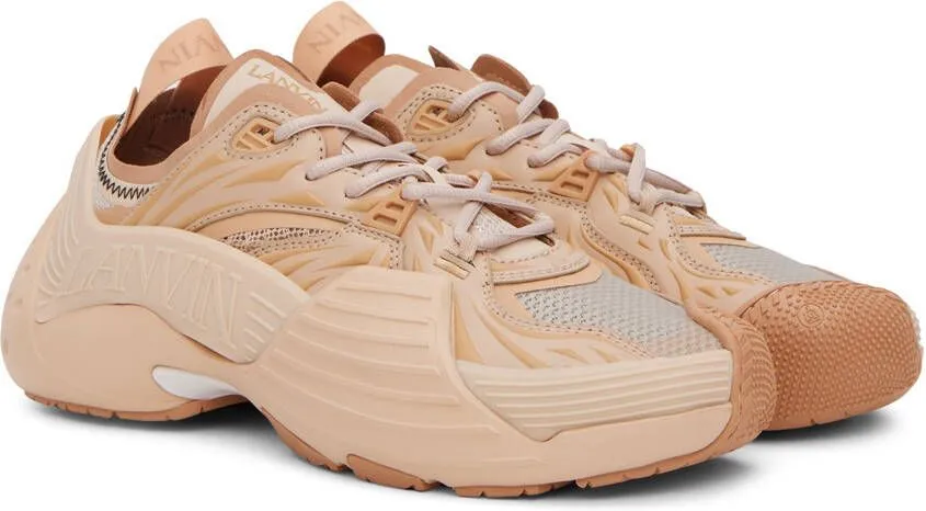 Lanvin Beige Flash-X Sneakers