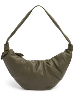 Lemaire   Large Croissant grain leather bag 