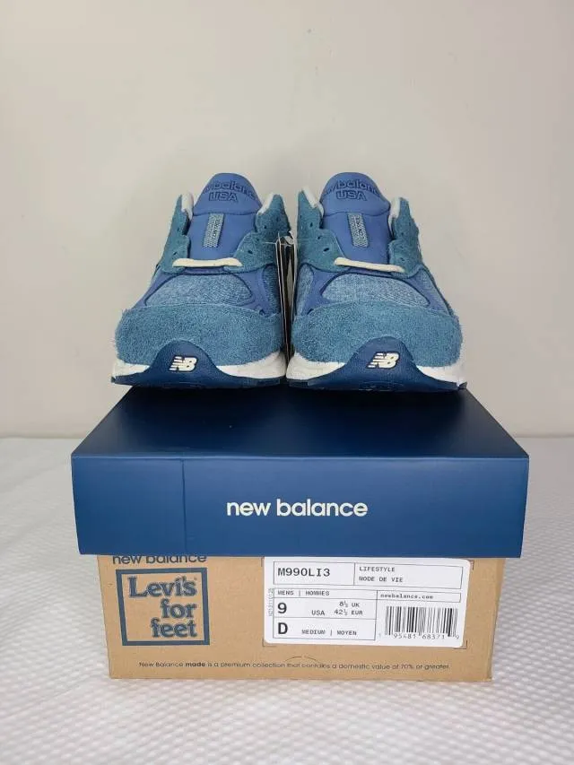 Levi’s x New Balance 990v3 indigo