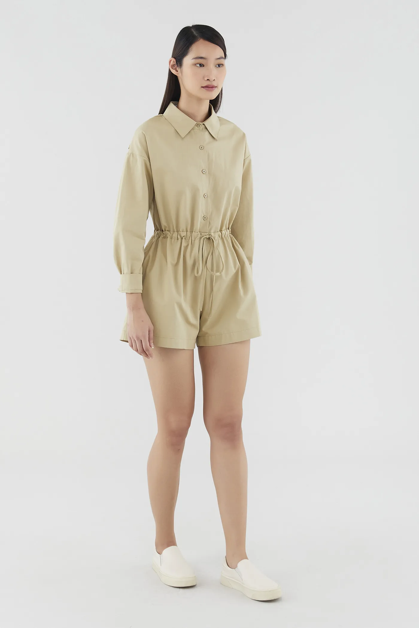 Libbie Shirt Romper