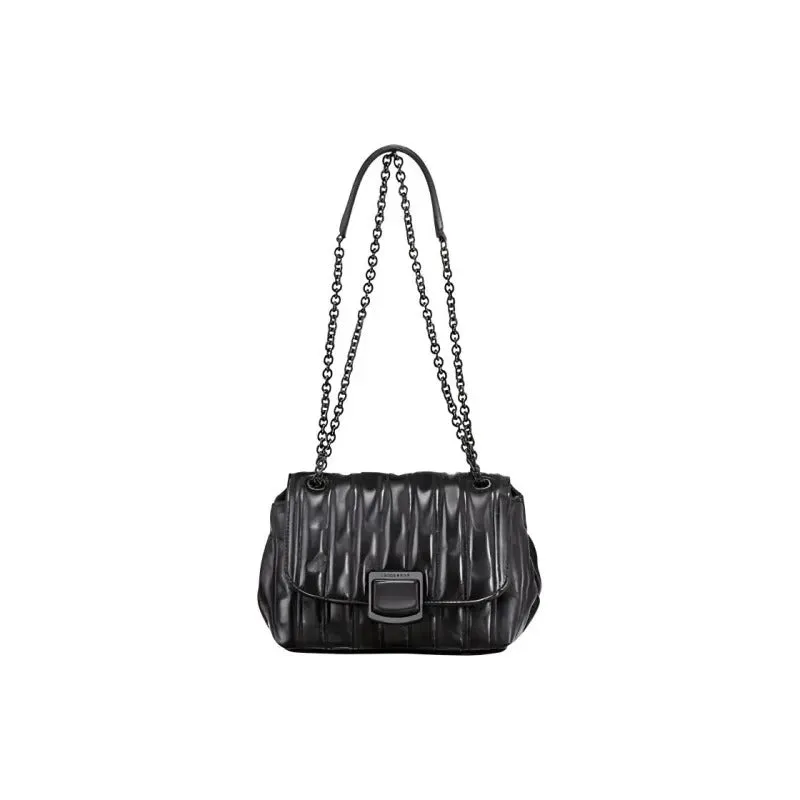     Longchamp   Brioche Magnetic Buckle Lambskin Shoulder Bag