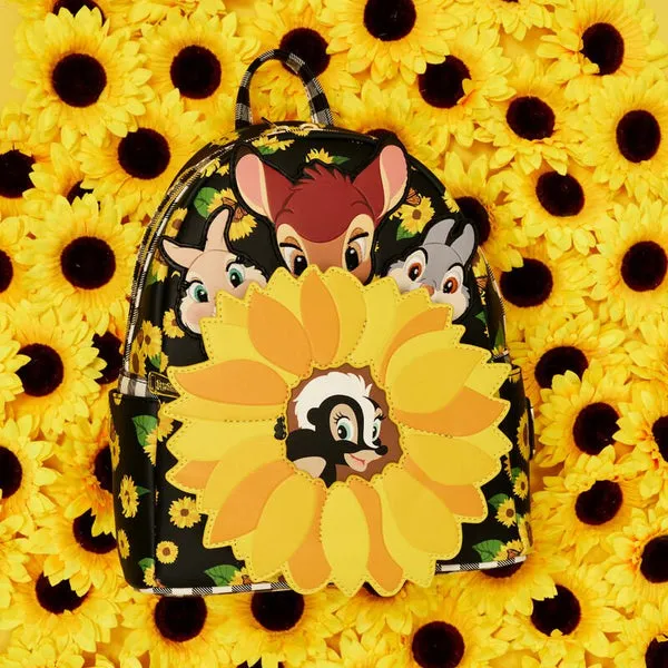 Loungefly x Disney Bambi Sunflower Friends Mini Backpack