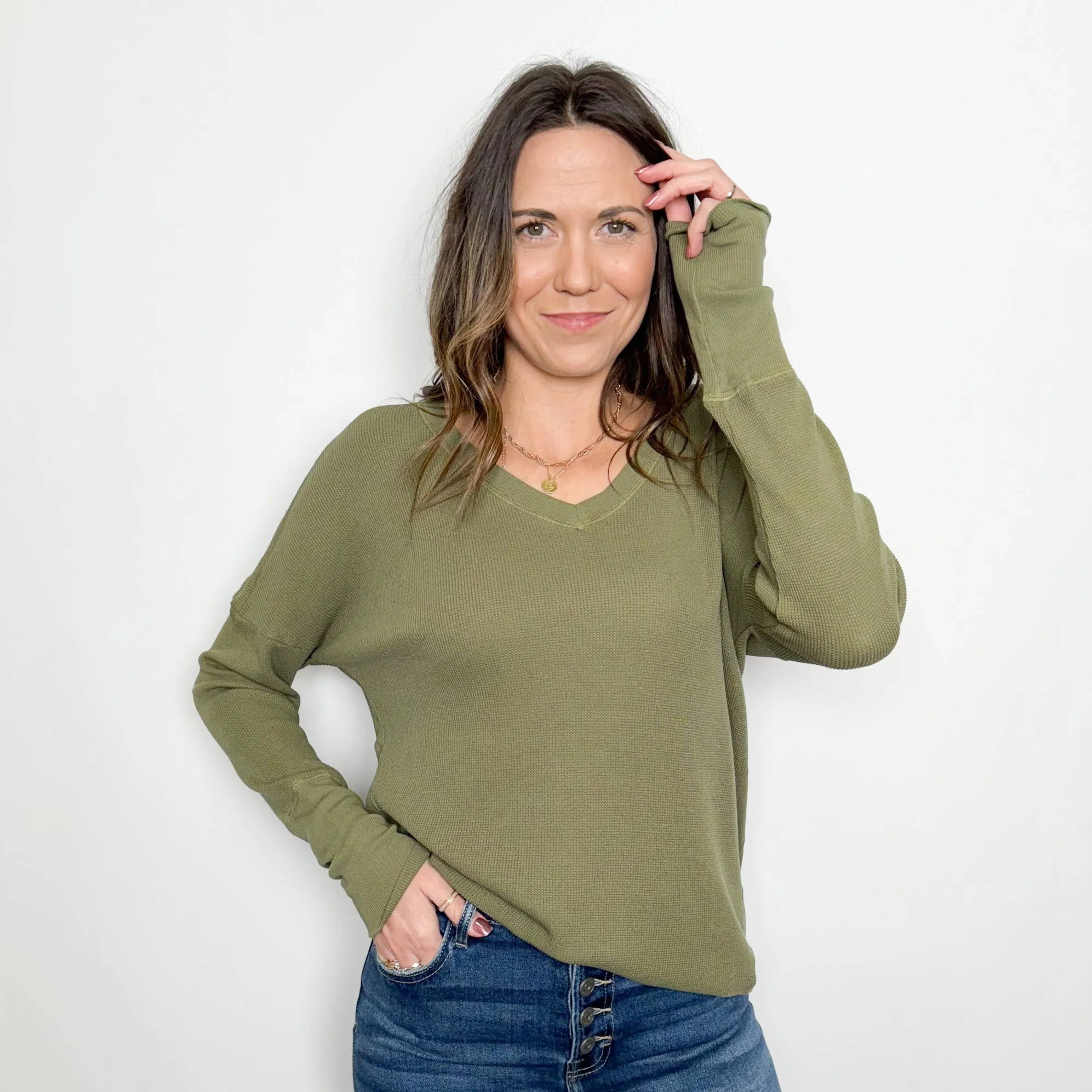 L/S V-Neck Tunic