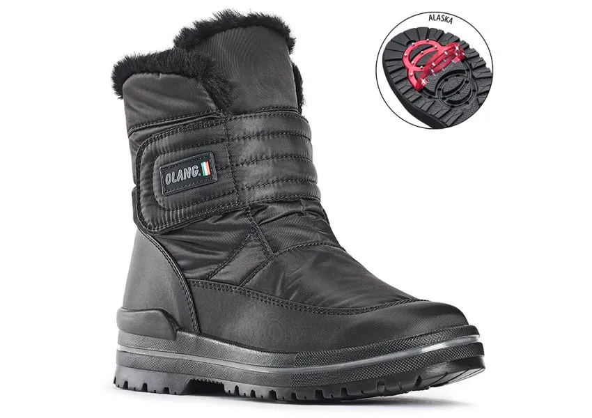 Luna Velcro Black Winter Boot