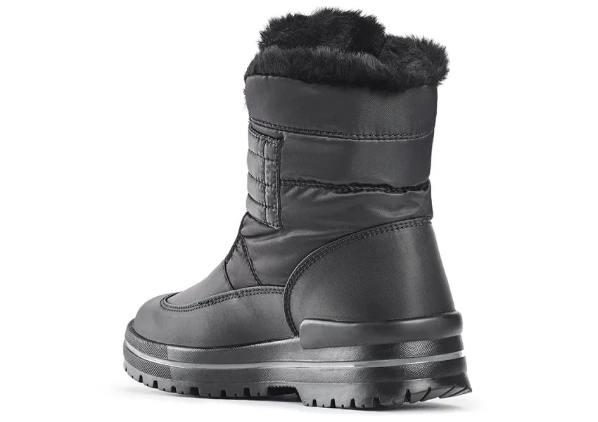 Luna Velcro Black Winter Boot