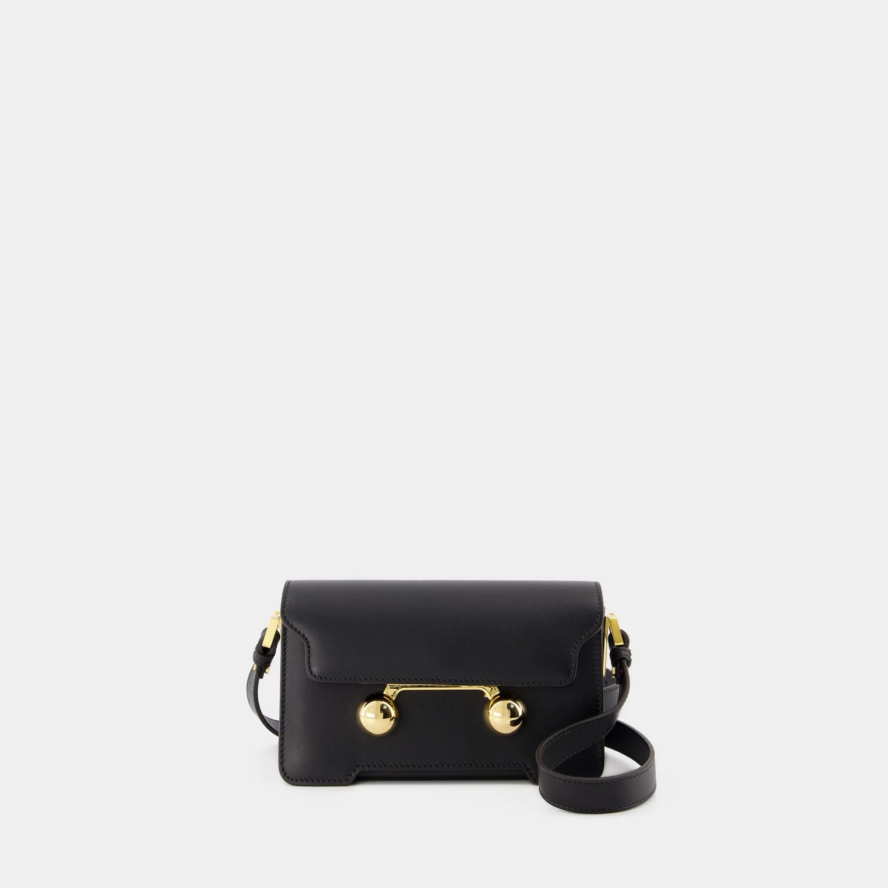 Marni  Mini Shoulder Bag - Marni - Leather - Black