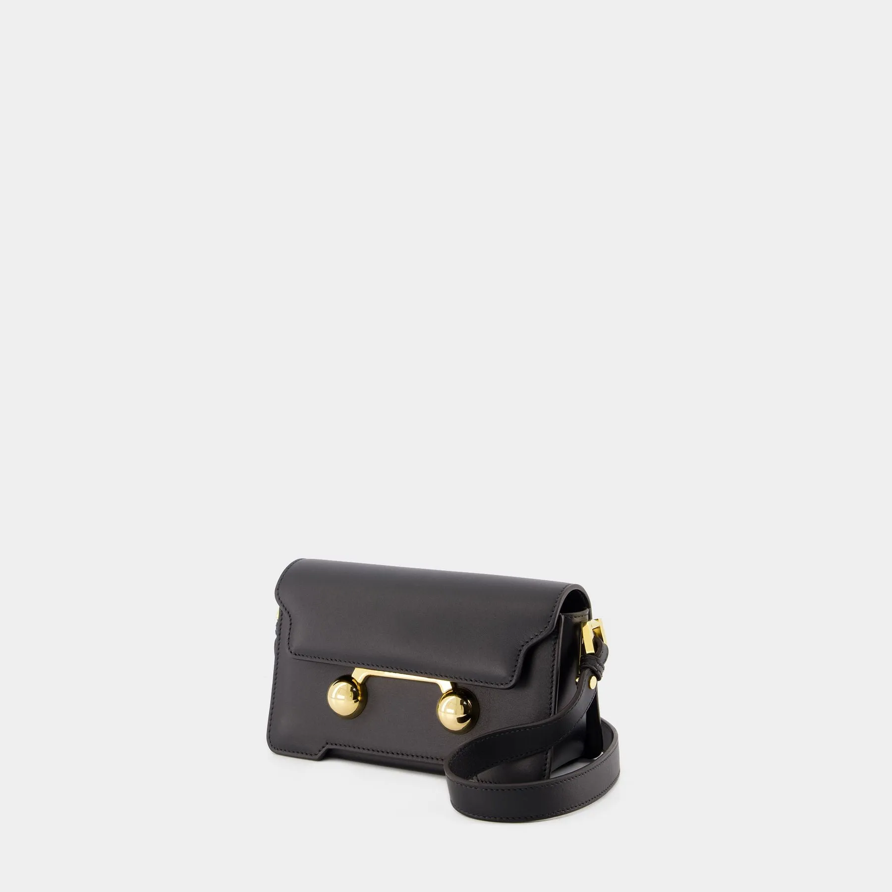 Marni  Mini Shoulder Bag - Marni - Leather - Black