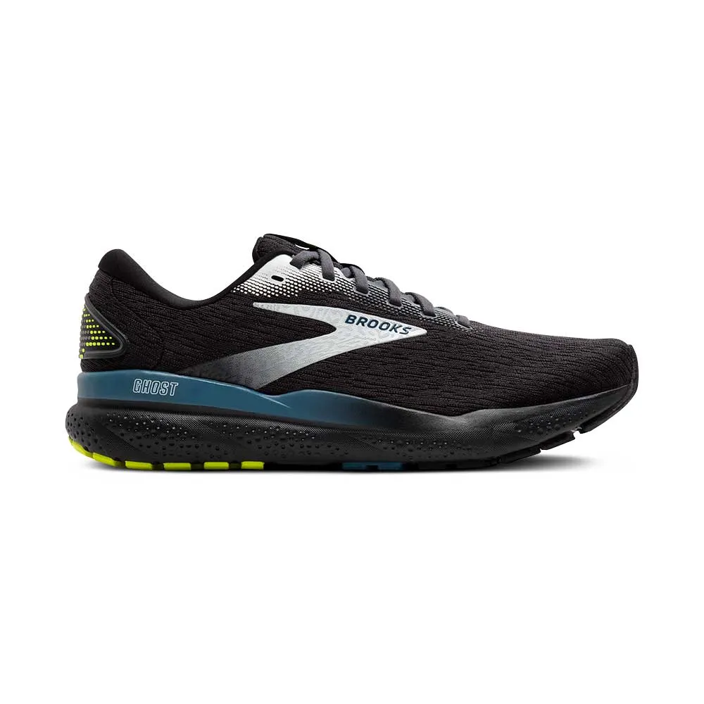 Men's Ghost 16 Running Shoe - Black/Ebony/Blue - Regular (D)