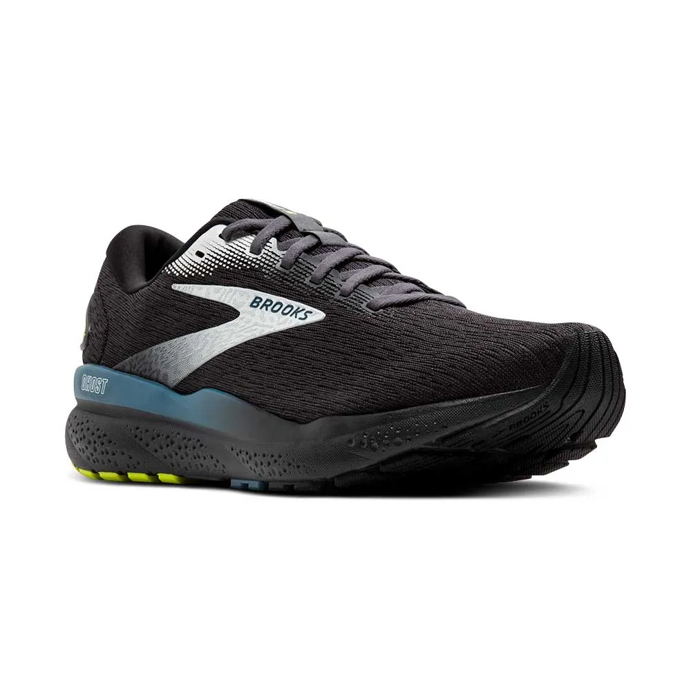 Men's Ghost 16 Running Shoe - Black/Ebony/Blue - Regular (D)