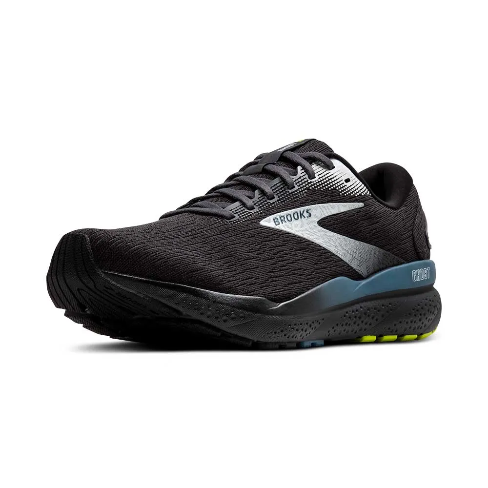 Men's Ghost 16 Running Shoe - Black/Ebony/Blue - Regular (D)