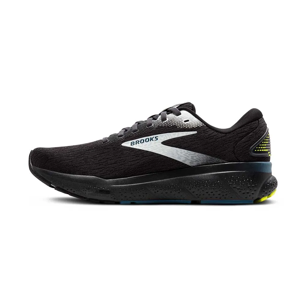 Men's Ghost 16 Running Shoe - Black/Ebony/Blue - Regular (D)