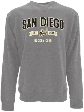 Men's San Diego Gulls Chain Drive Fleece Crew