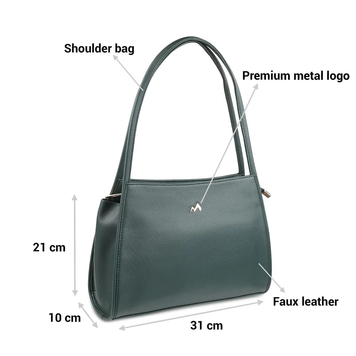 Metro Women Green Shoulder Bag