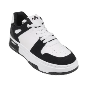 Metro Women White-Black Sports Sneakers