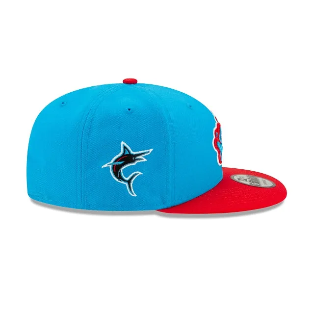 Miami Marlins City Connect 9FIFTY Snapback Hat