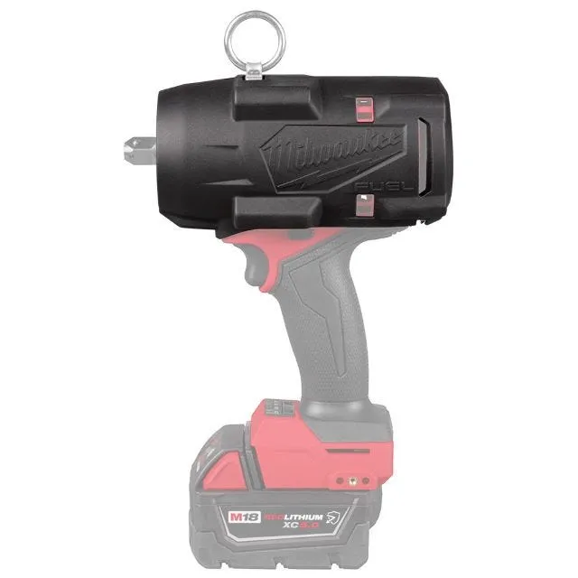 Milwaukee M18 FUEL 1/2" High Torque Impact Wrench w/ Pin Detent Protective Boot 49-16-2966