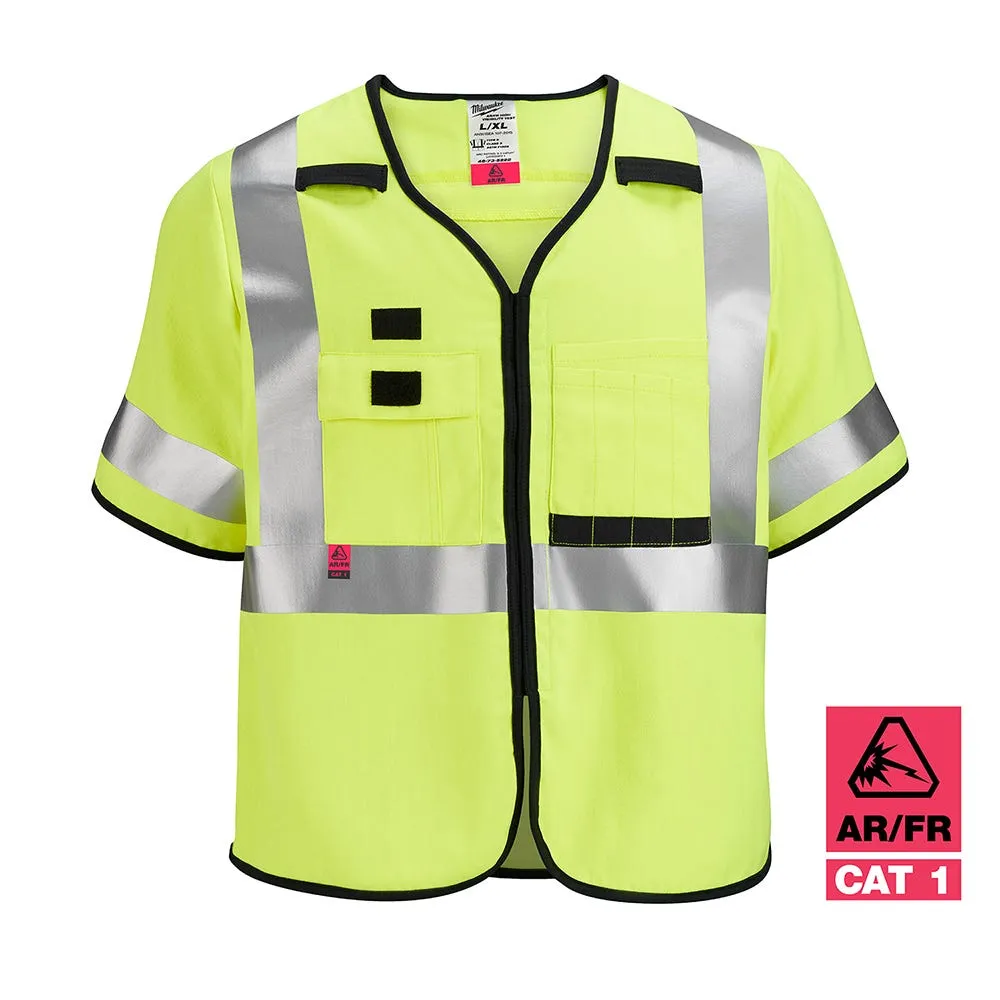 Milwaukee Tools AR/FR Cat. 1 Class 3 Mesh Safety Vest High Vis 48-73-522