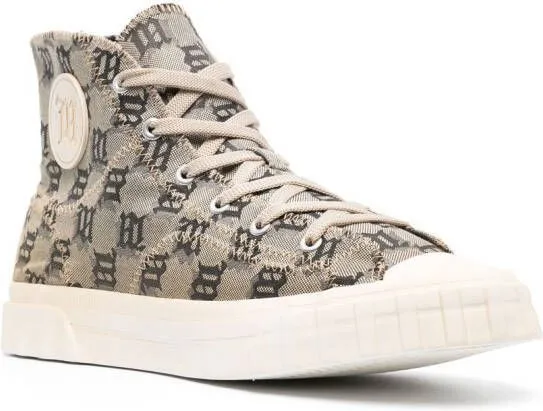 MISBHV monogram high-top sneakers Neutrals