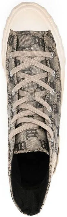 MISBHV monogram high-top sneakers Neutrals