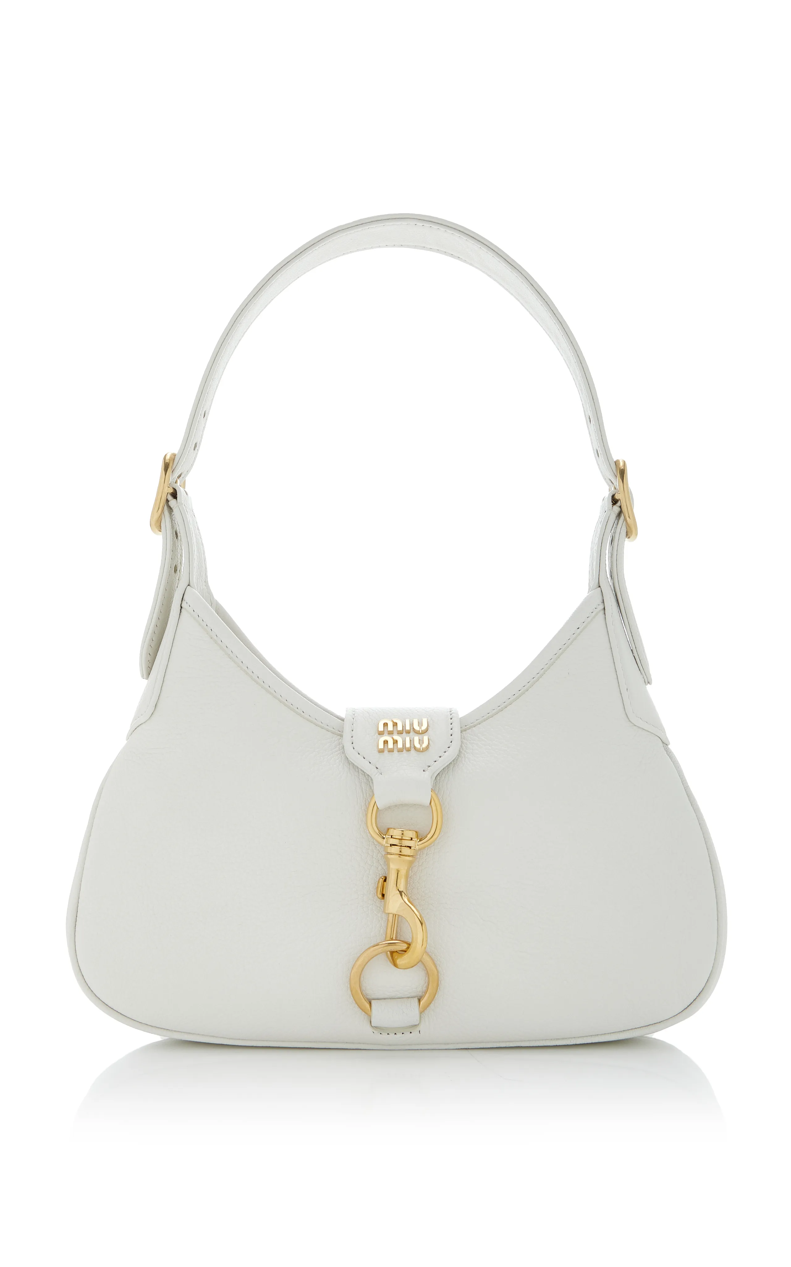 Miu Miu Madras Leather Hobo Bag