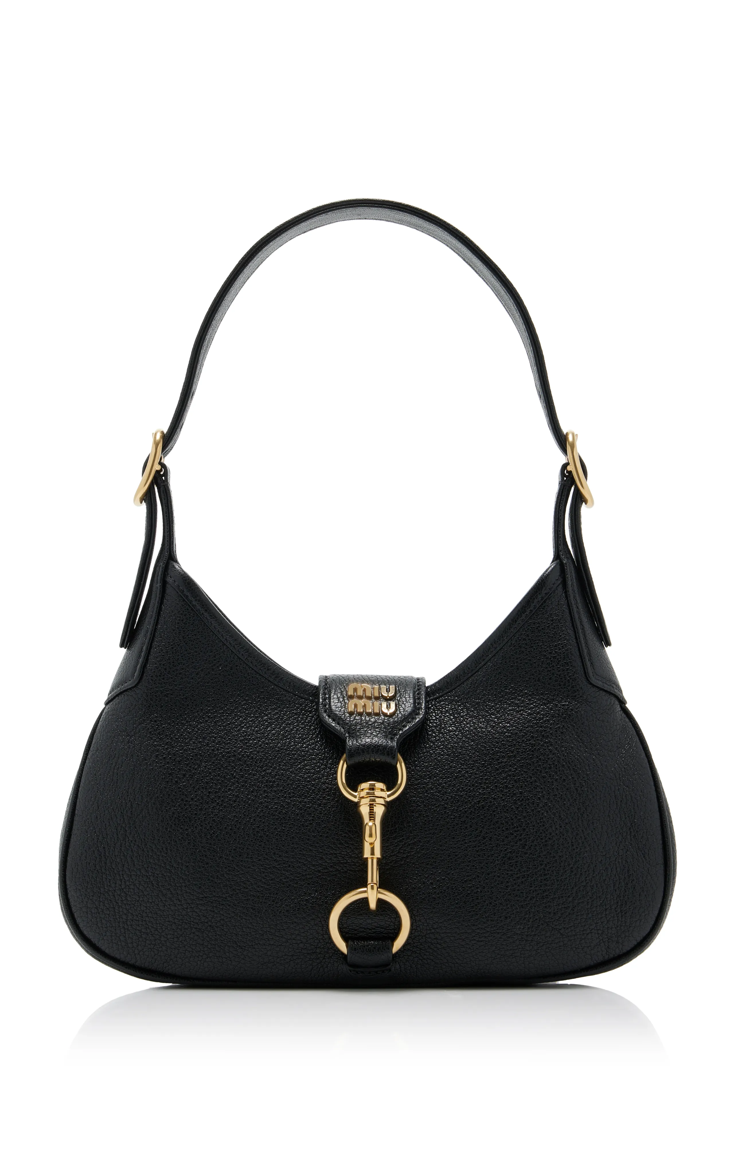 Miu Miu Madras Leather Hobo Bag