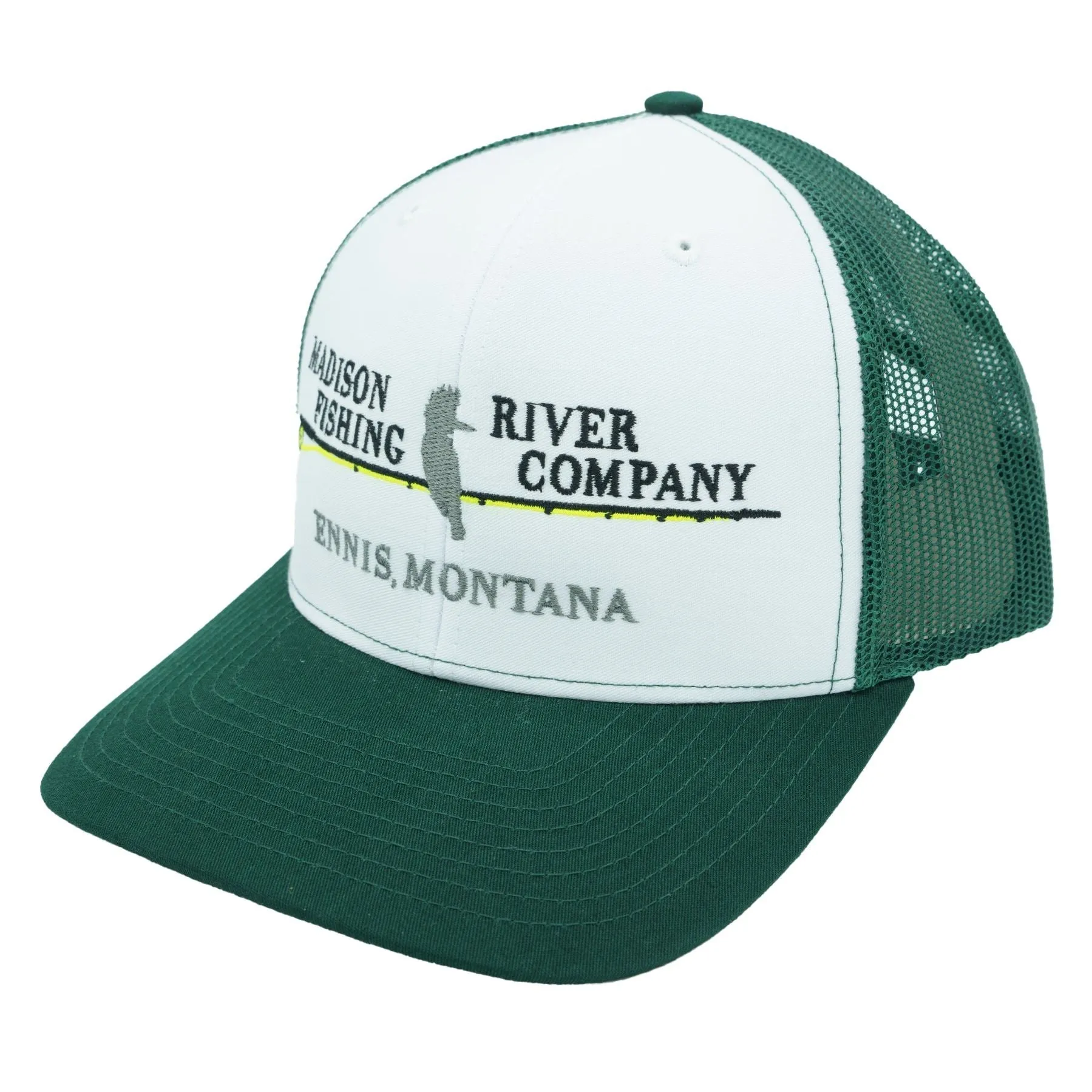 MRFC Logo 112 White/Dark Green Hat